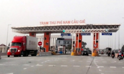 Hà Nam: Mức thu phí tại trạm thu phí Nam Cầu Giẽ